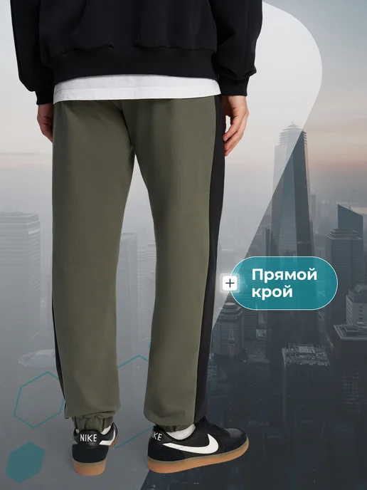 Matrix Sport Штаны спортивные мужские джоггеры, зеленый, фото 2