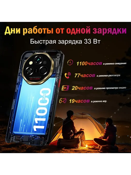 Смартфон OUKITEL Wp55 Ultra 12/512 ГБ, черный, фото 2