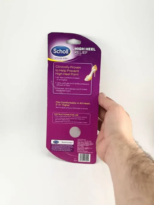 SCHOLL гелевые стельки женские для туфлей ортопедические для стопы, вариант, фото 3