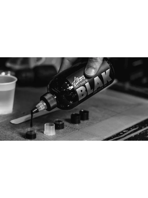 Черная краска для тату Allegory BLAK Ink, черный, фото 3