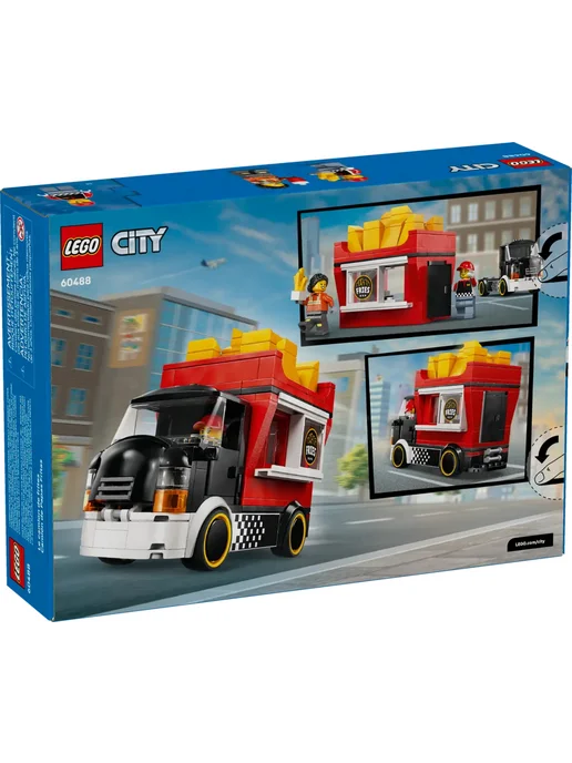 LEGO Конструктор City 60488 Грузовик с картошкой фри, черный, фото 2