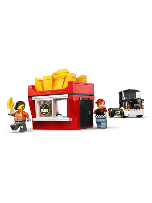 LEGO Конструктор City 60488 Грузовик с картошкой фри, черный, фото 6