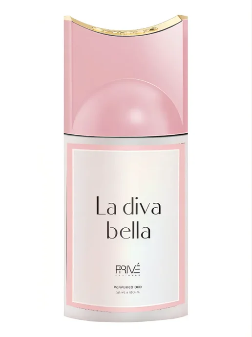 PRIVE PERFUMES Дезодорант парфюм-спрей Diva Bella женский 250мл, 250 мл, фото 3