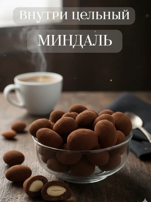 URYUK HOUSE Миндаль тирамису в какао 500г, 500 г, фото 2