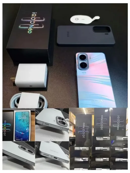 Смартфон vivo Iqoo Neo11 256 ГБ, синий, фото 2