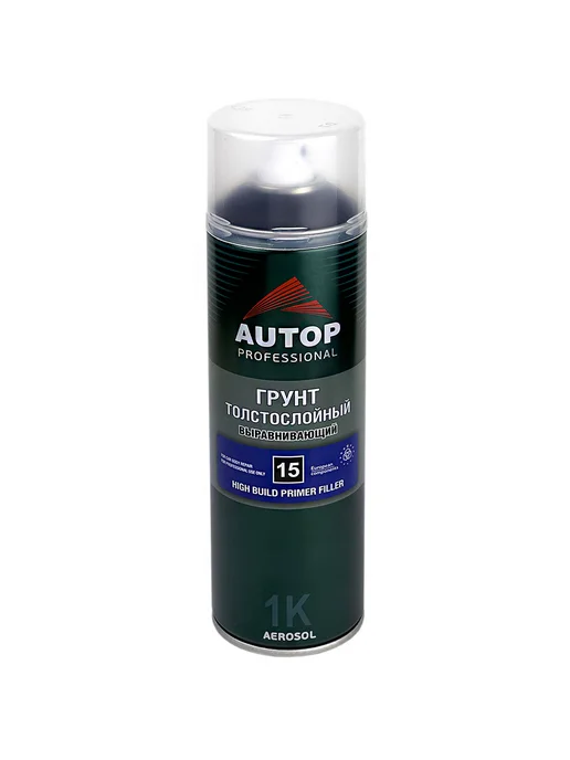 AUTOP PROFESSIONAL Автоп №15 Грунт толстослойный High Build Primer, серый, белый, фото 4