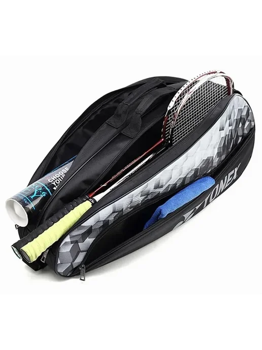 Сумка для бадминтона YONEX черная 71x16x31 см для ракеток, 71x16x31 см, фото 3