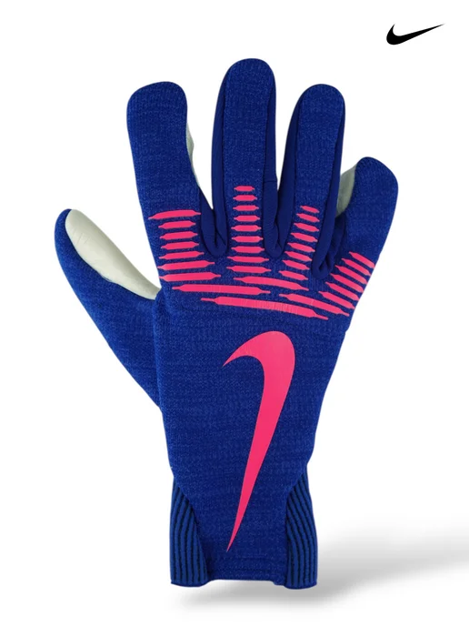 Футбольные вратарские перчатки Nike Vapor Dynamic Fit, синий, фото 3