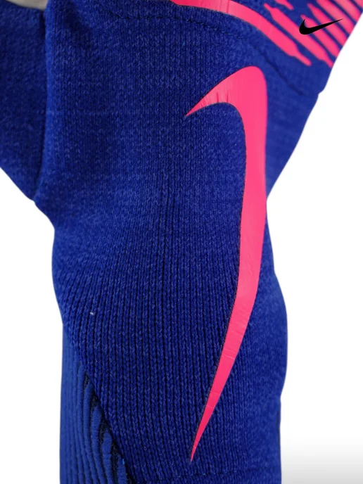 Футбольные вратарские перчатки Nike Vapor Dynamic Fit, синий, фото 6