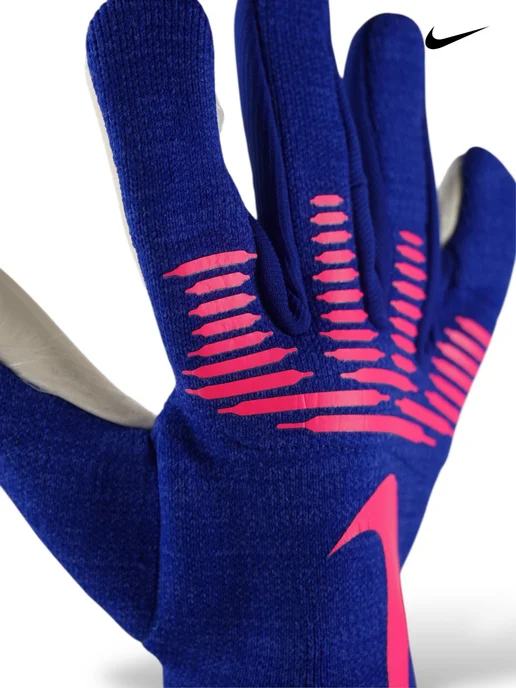 Футбольные вратарские перчатки Nike Vapor Dynamic Fit, синий, фото 7