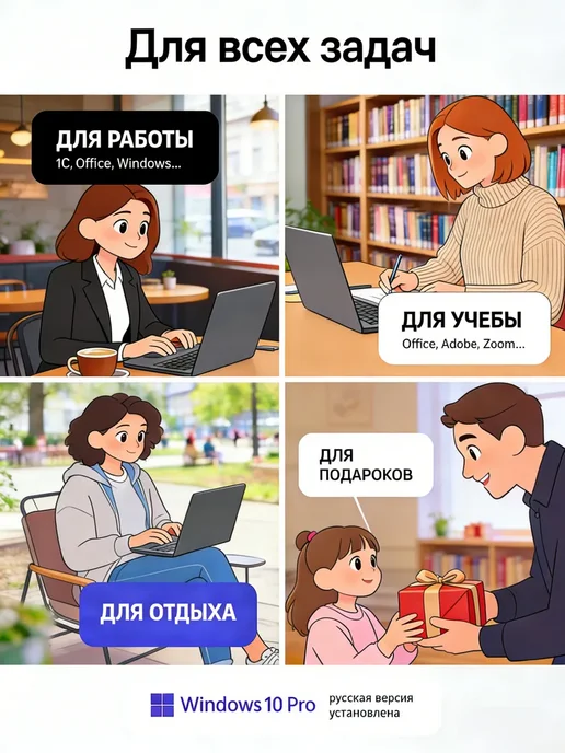 Хороший ноутбук 2026 для работы и учебы 15,6" 32ГБ 2ТБ, 32 ГБ, 2 ТБ, фото 4