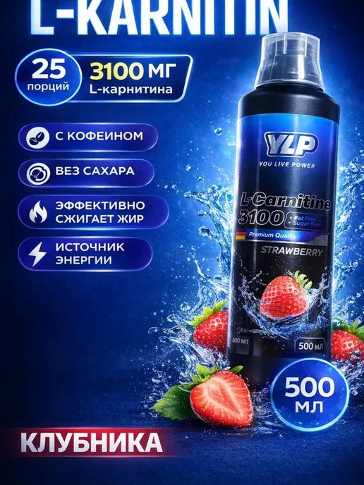 YLP Л-Карнитинн жиросжигатель для похудении, 500 мл