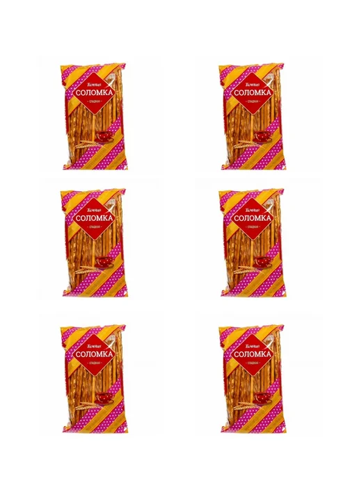ТИМОША Соломка сладкая 100 грамм, 6 шт, 6 шт
