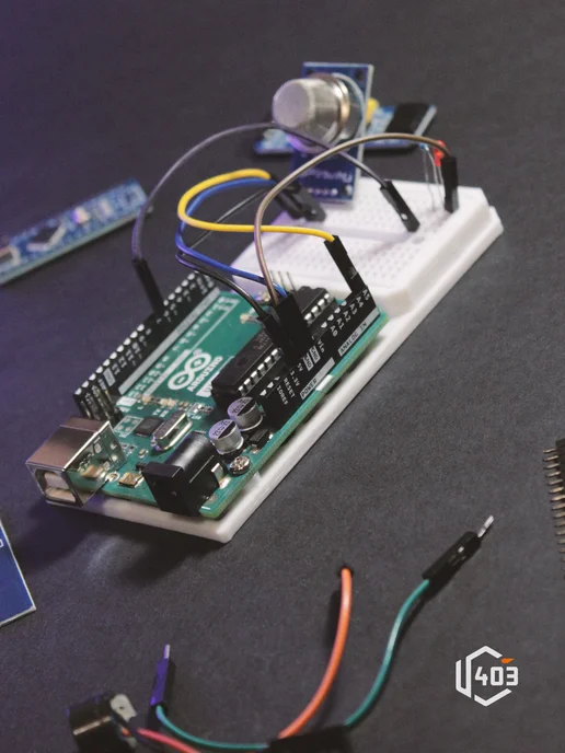 Корпус Arduino UNO - Монтажный стенд Build 170, зеленый, фото 3