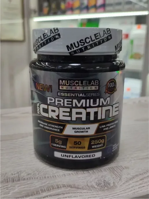 Musclelab Nutrition Креатин моногидрат в порошке Premium Creatine 250 грамм, вариант, фото 2