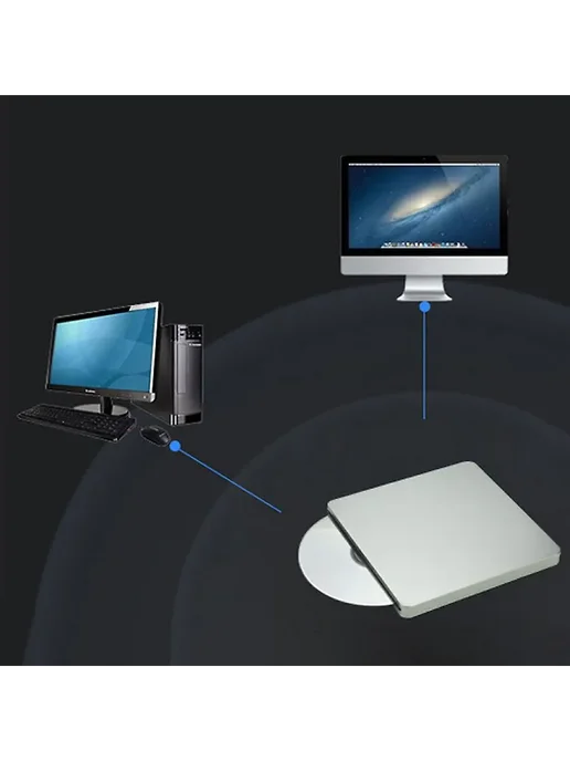USB-привод CD DVD для MacBook с внешним подключением, вариант, фото 5