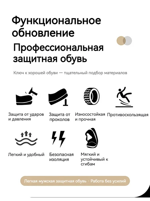Dian Sen Ботинки рабочие с антипрокольной стелькой, фиолетовый, фото 8