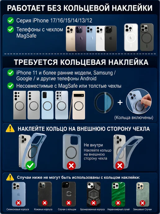 Магнитный автомобильного держатель для телефона, черный, фото 3