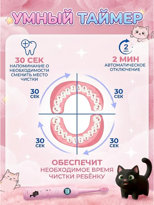 MAINLAND Электрическая зубная щетка детская, вариант, фото 5