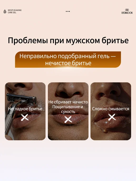 LYDIMOON Мужской гель для ухода после бритья, вариант, фото 6