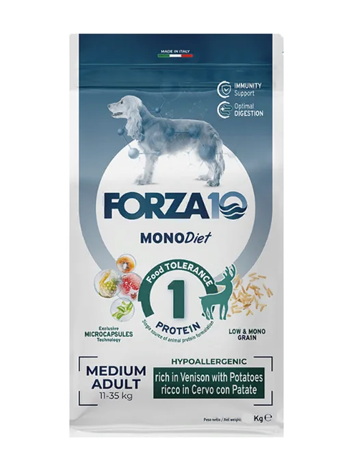 Сухой корм Forza 10 Аллергии Картофель для собак, оленина, 1,5 кг, фото 2