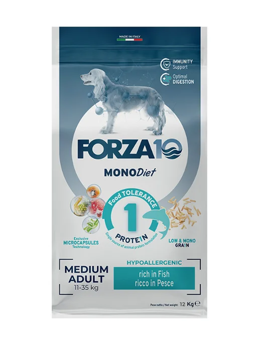 Сухой корм Forza 10 Пищевой Непереносимость… для собак, средние, 12 кг, фото 2
