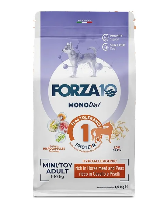 Сухой корм Forza 10 Диетический Конина для собак, мелкие, 1,5 кг, фото 2