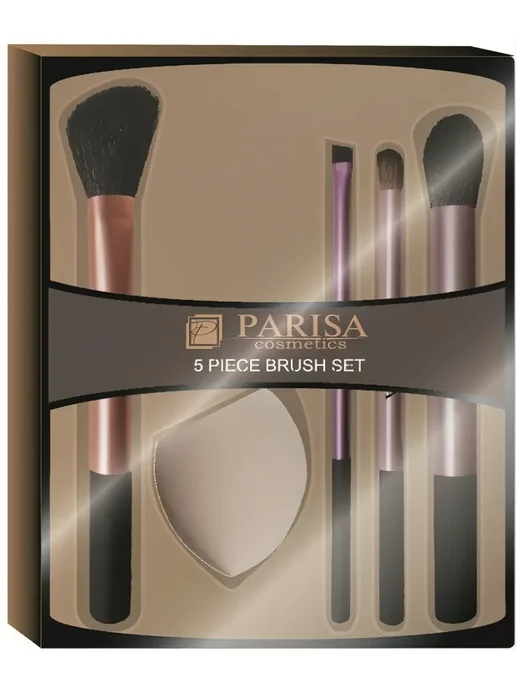 Parisa Набор кистей для макияжа P-104, бежевый