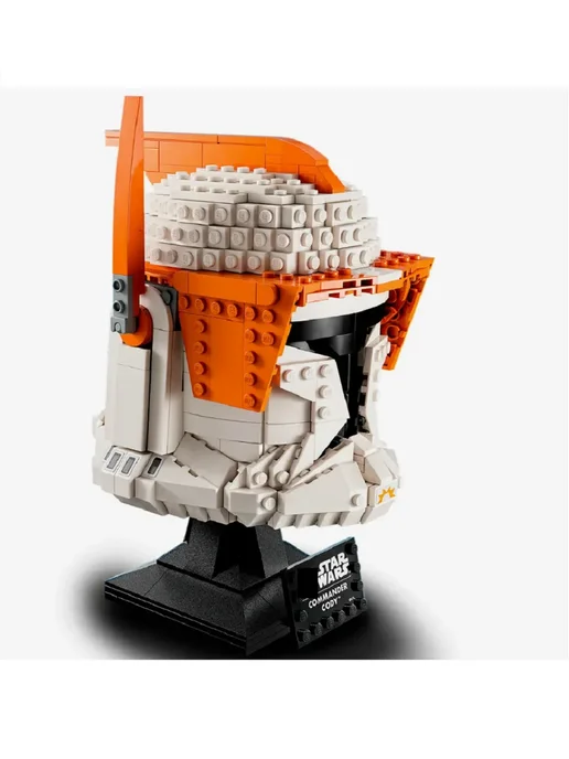 LEGO! Конструктор Star Wars Шлем командира клонов Коди, белый, фото 3