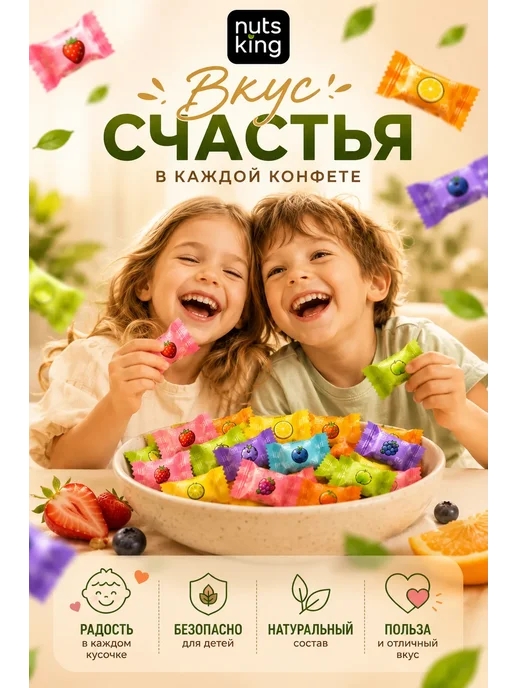 Конфеты без сахара драже с витамином С 500 гр, 500 г, фото 5