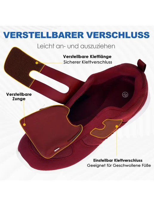 Диабетические туфли Slip-On ортопедические с регулятором (Кр, вариант, фото 3