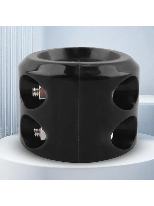Крюк-ограничитель для троса, амортизир Rubber, чёрный, черный, фото 5