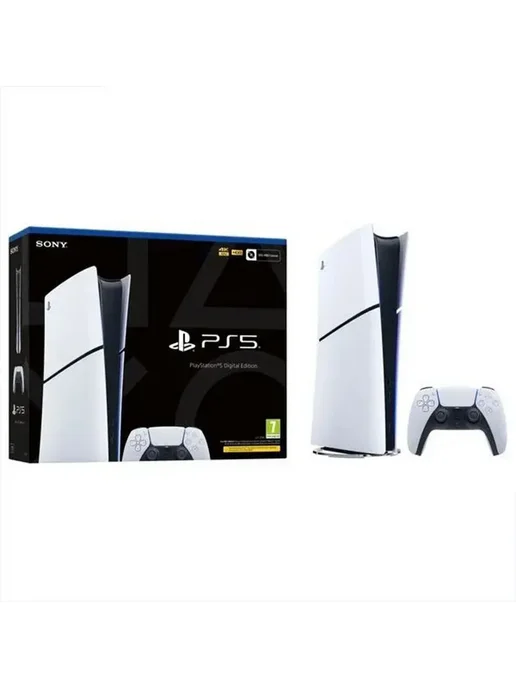 SONY Игровая консоль PlayStation 5 PS5 Slim 825ГБ Digital Edition, 825 ГБ, фото 2