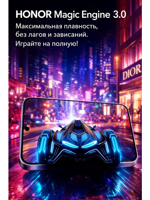 Смартфон HONOR 500 16/16 ГБ, серебристый, фото 7