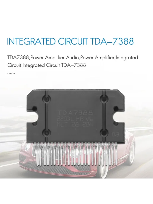 TDA7388 Усилитель мощности аудиоусилитель мощности интеграль…, вариант, фото 6