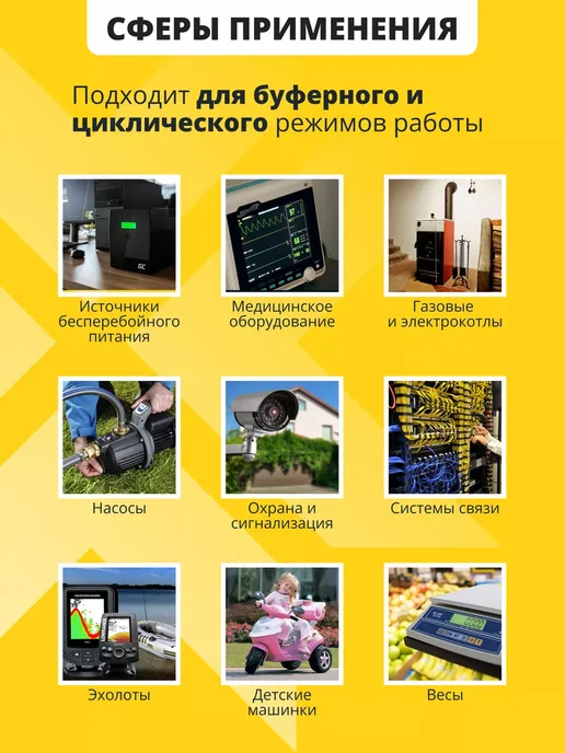NPP Аккумулятор для ибп 12v 9 Ah F2 T2 на бесперебойник для дома, вариант, фото 3