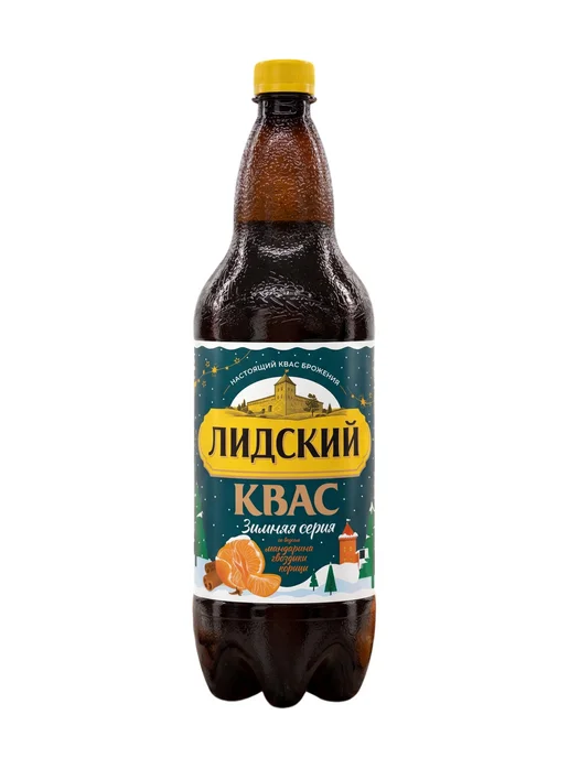 Лидское Белорусский квас Лидский Зимняя серия, 1,5 л. Х 6 шт, 1,5 л, 12 шт, фото 5