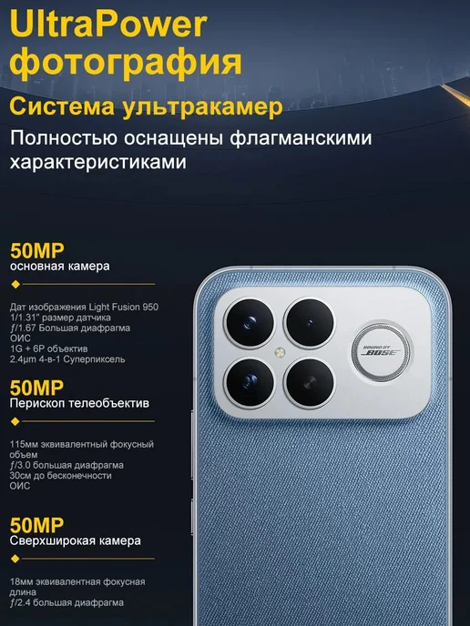 Смартфон Xiaomi Poco F8 Ultra 16/512 ГБ, черный, фото 6