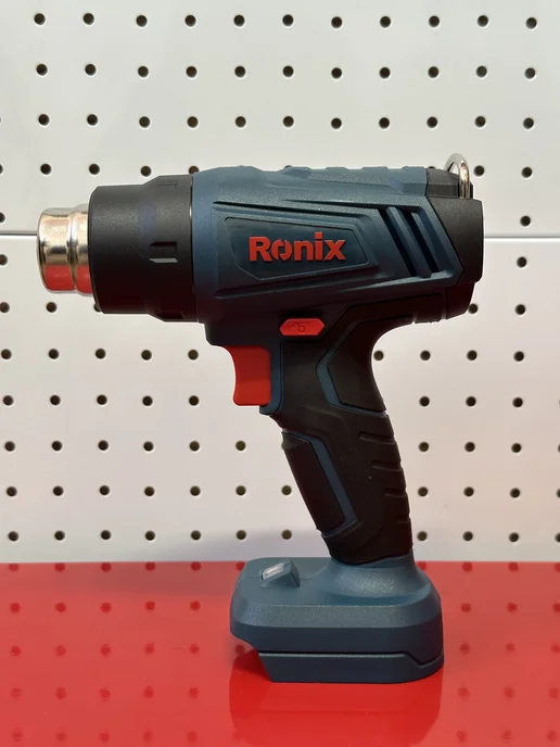 Ronix tools Фен строительный аккумуляторный без ЗУ и АКБ, синий, фото 7