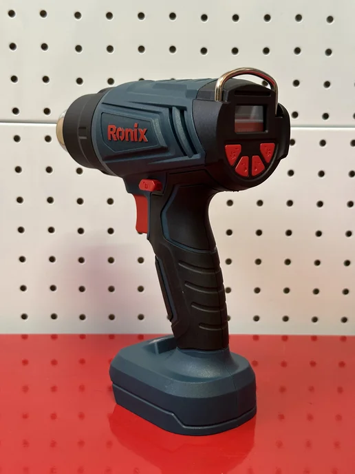 Ronix tools Фен строительный аккумуляторный без ЗУ и АКБ, синий, фото 8