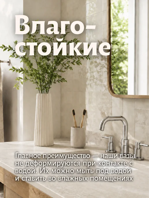 Ваза для цветов сухоцветов, голубой, в упаковке 810 г, фото 5