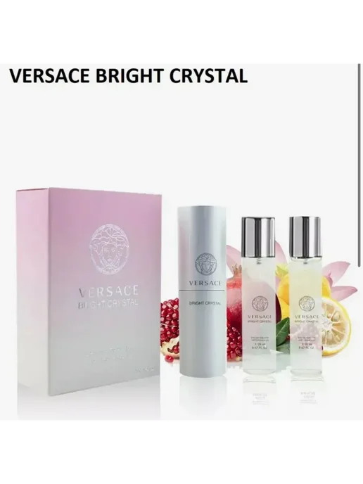 набор духов Мини 3в1 Versace Bright Crystal-версаче, вариант, фото 2