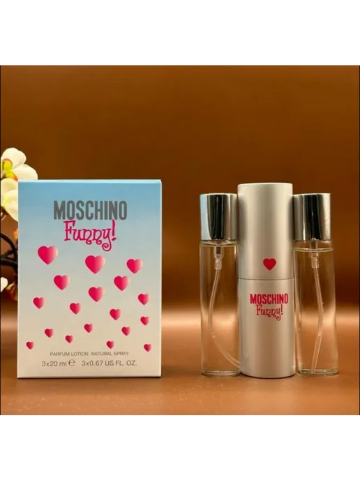 набор духов Мини Moschino Funny, 3x20 ml-Москино, 3x20, фото 2