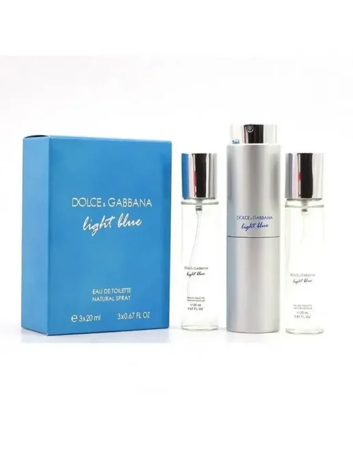 набор духов Мини DOLCE & GABBANA LIGHT BLUE-Дольче, голубой