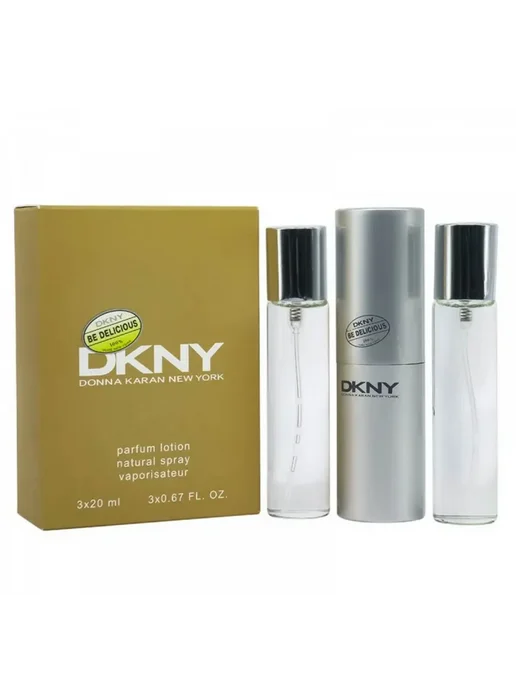 набор духов Мини Donna Karan DKNY Be Delicious-Донна, 3 шт, фото 2