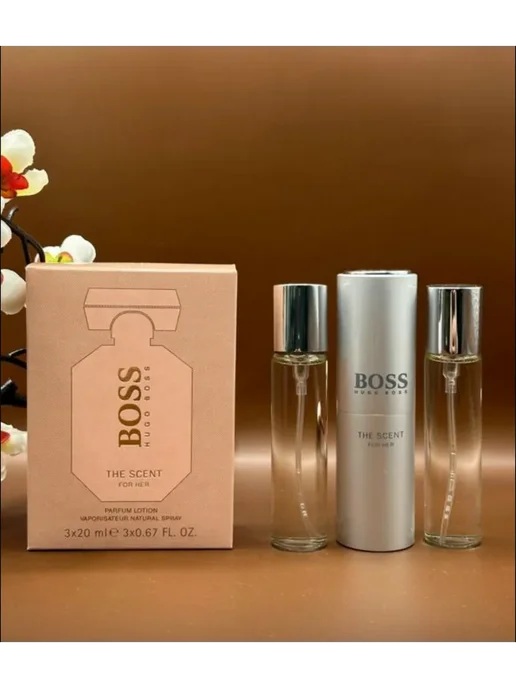 набор духов Мини The Scent for her 3*20 ml-Босс Хюго, 3x20, фото 2