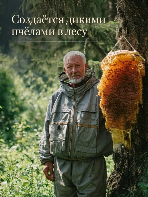 Дикий мед натуральный, Мёд Бортевой, мед суфле, вариант, фото 3