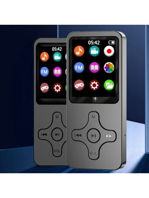 HiFi MP4 MP3 плеер FM Bluetooth для студентов, без карты, вариант, фото 2
