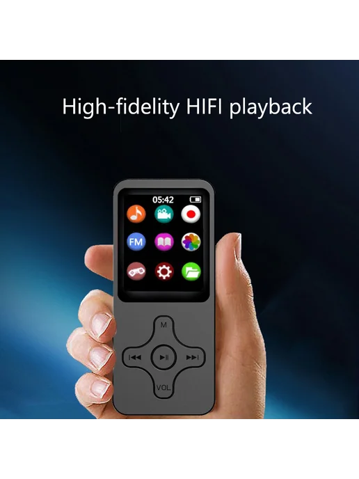 HiFi MP4 MP3 плеер FM Bluetooth для студентов, без карты, вариант, фото 3