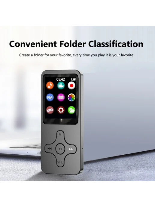 HiFi MP4 MP3 плеер FM Bluetooth для студентов, без карты, вариант, фото 5